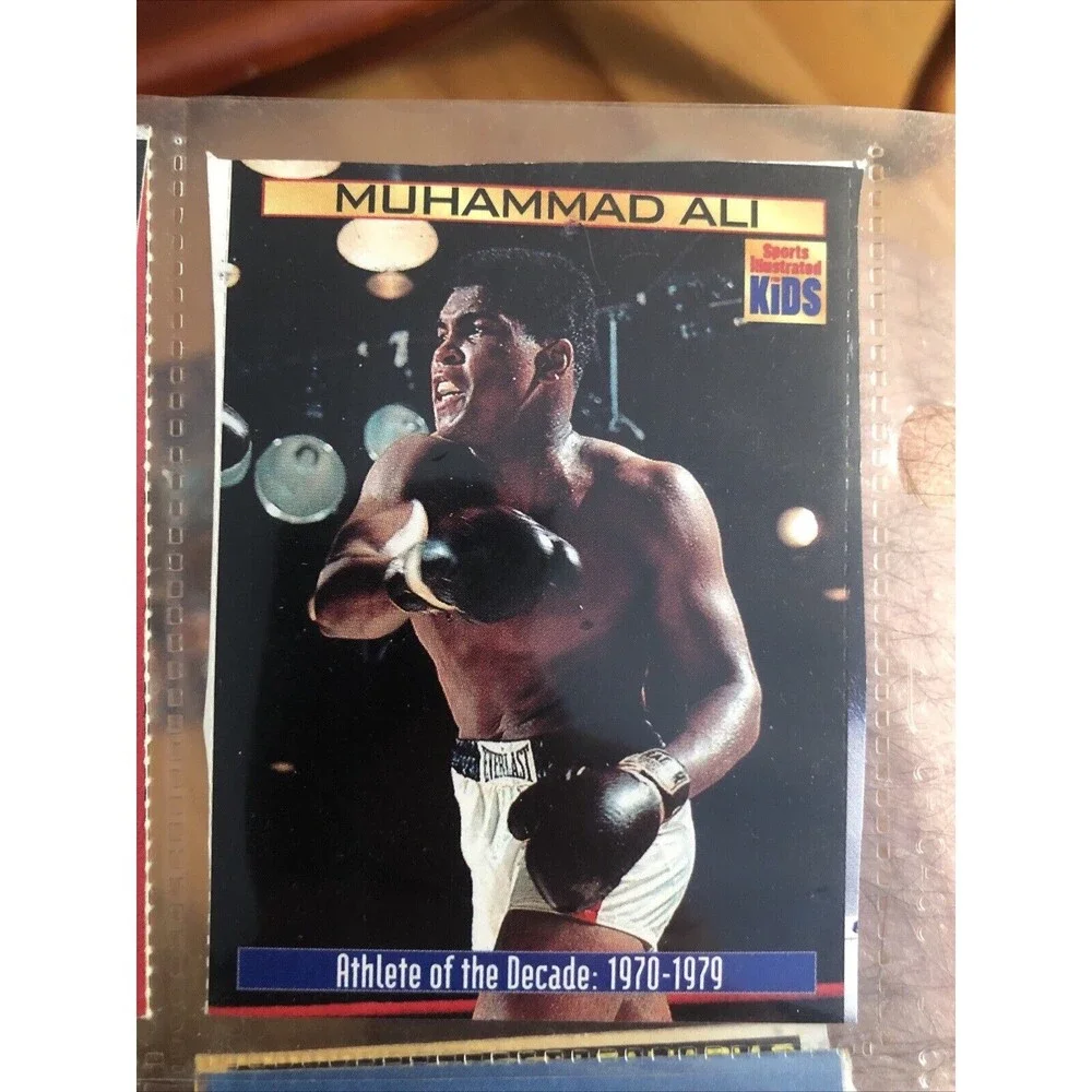 Muhammad Ali SI for Kids Card # 873 Athlete of the Decade 1970-79 Excellent Cond